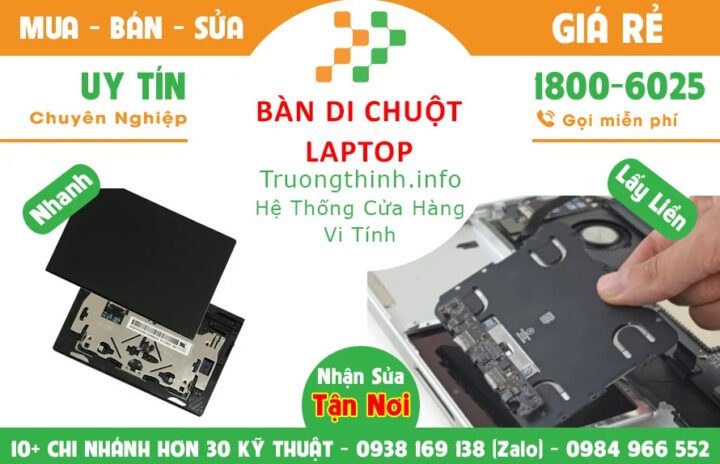 bàn di chuột MacBook bị hỏng cần thay thế tại TPHCM