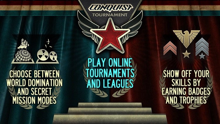 Bản đồ chiến lược trong Conquist Tournament, thể hiện sự tính toán và sắp xếp quân đội.