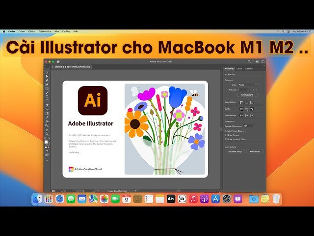 Biểu tượng cảnh báo về những lưu ý khi cài đặt phần mềm AI trên Macbook.