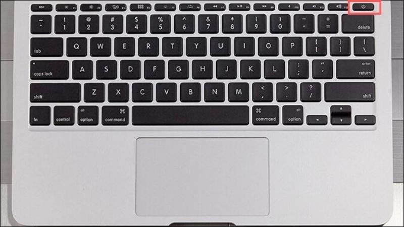 Biểu tượng nút nguồn của MacBook Pro, hướng dẫn thực hiện Mac Power Cycle để sửa lỗi màn hình.