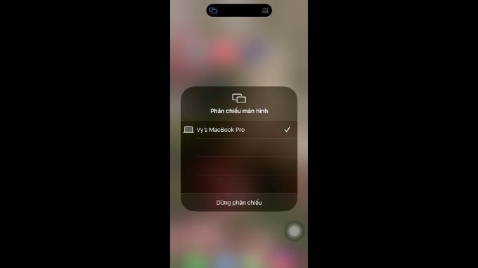 Bước 5: Nhập mã AirPlay để xác nhận và hoàn tất việc chia sẻ màn hình iPhone lên MacBook.