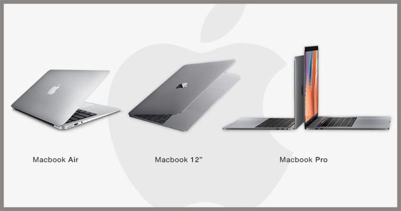 Các dòng MacBook của Apple mang nét thời thượng