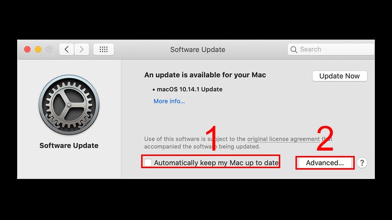 Cập nhật macOS để tối ưu hóa pin MacBook