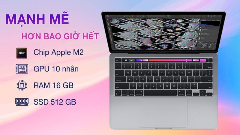 Cấu hình khác biệt giữa MacBook Pro M2 và M1