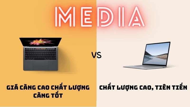 Chất lượng media khác nhau giữa laptop Windows và MacBook
