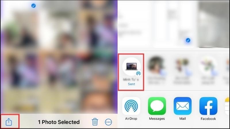 Chia sẻ dữ liệu từ iPhone sang MacBook thông qua AirDrop