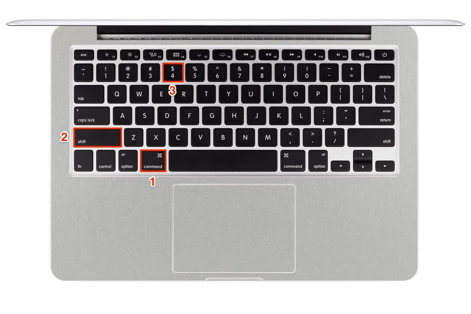 Chụp màn hình Macbook theo vùng lựa chọn bằng Command Shift 4