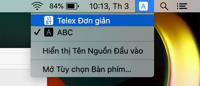 Chuyển đổi bộ gõ tiếng Việt trên Mac