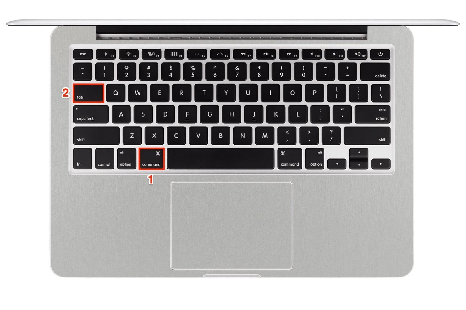 Chuyển đổi giữa các ứng dụng đang mở trên Macbook bằng Command Tab