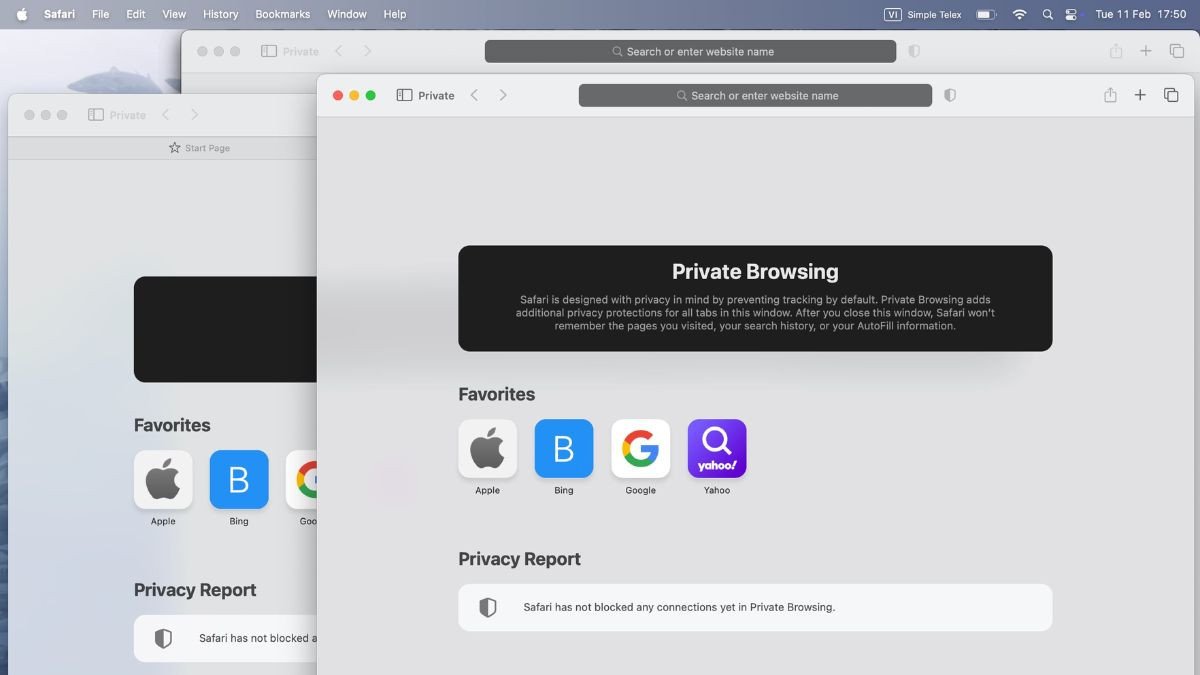 Có thể mở nhiều tab ẩn danh trên Safari MacBook cùng lúc không?