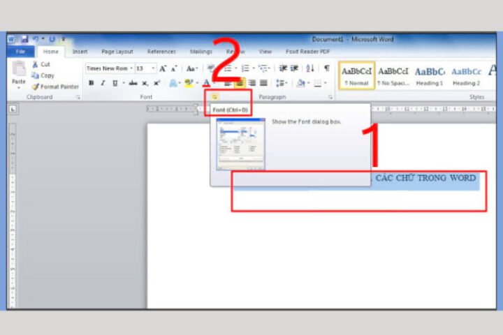 Cửa sổ Font trên Word cho MacBook hiển thị các tùy chọn điều chỉnh khoảng cách chữ