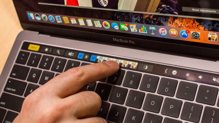 Dấu hiệu hư hỏng Touch Bar MacBook Pro 2020