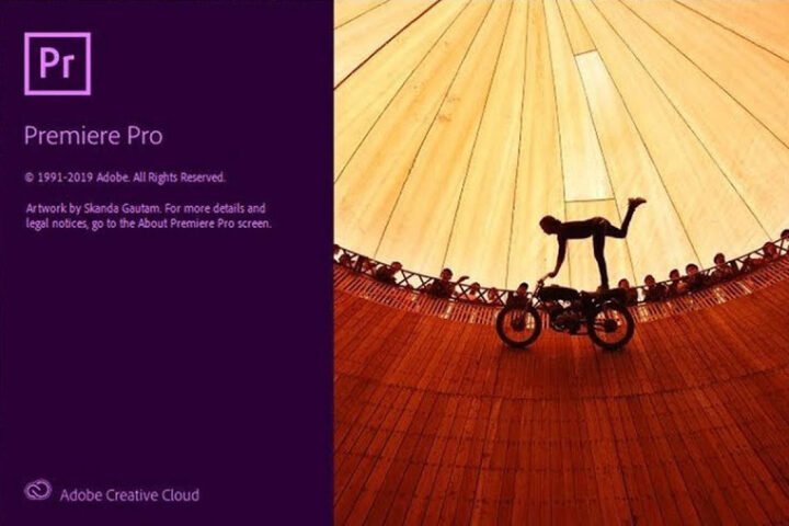 Giao diện Adobe Premiere Pro CC 2020 đang chạy trên MacBook, hiển thị các công cụ chỉnh sửa video chuyên nghiệp