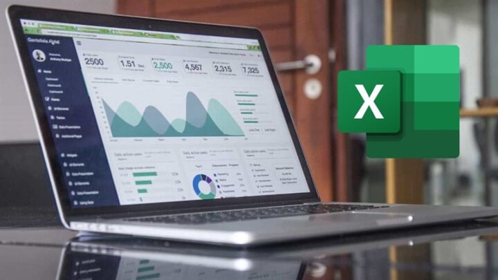 Giao diện Microsoft Excel trên MacBook hiển thị bảng tính dữ liệu