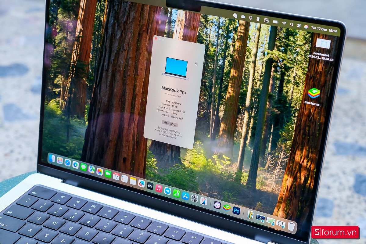 Hệ thống tản nhiệt chủ động của MacBook Pro M4, đảm bảo hiệu suất ổn định khi xử lý các tác vụ nặng