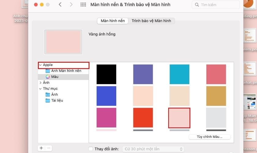 Hướng dẫn đổi ảnh nền trên Macbook nhanh chóng