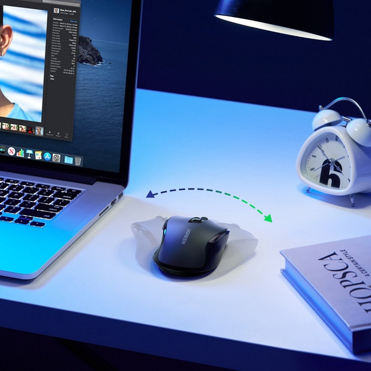 Hướng dẫn kết nối chuột Ugreen MU006 không dây 2.4GHz với MacBook.