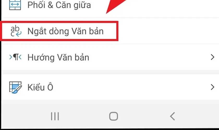 Hướng dẫn xuống dòng trong Excel trên iPad