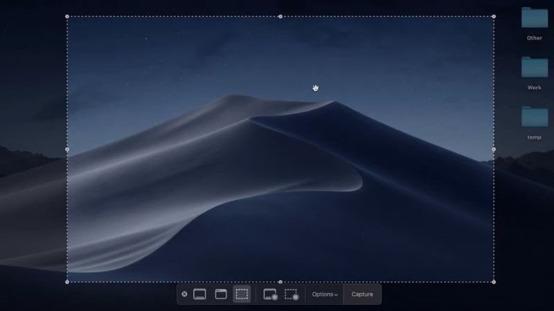 Khoanh vùng khu vực cụ thể cần record trên Macbook có tiếng