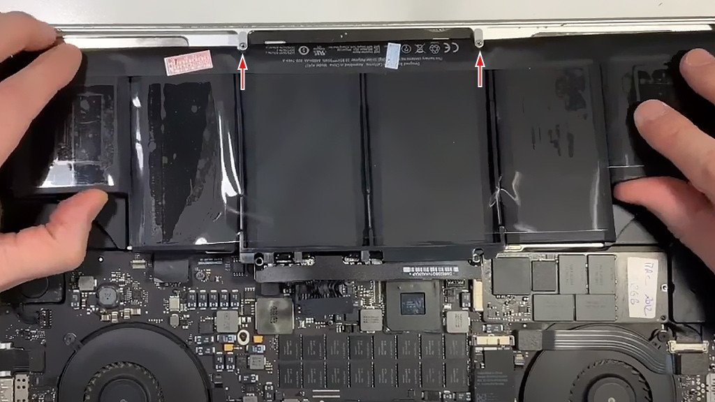 Kiểm tra pin mới MacBook Pro A1398