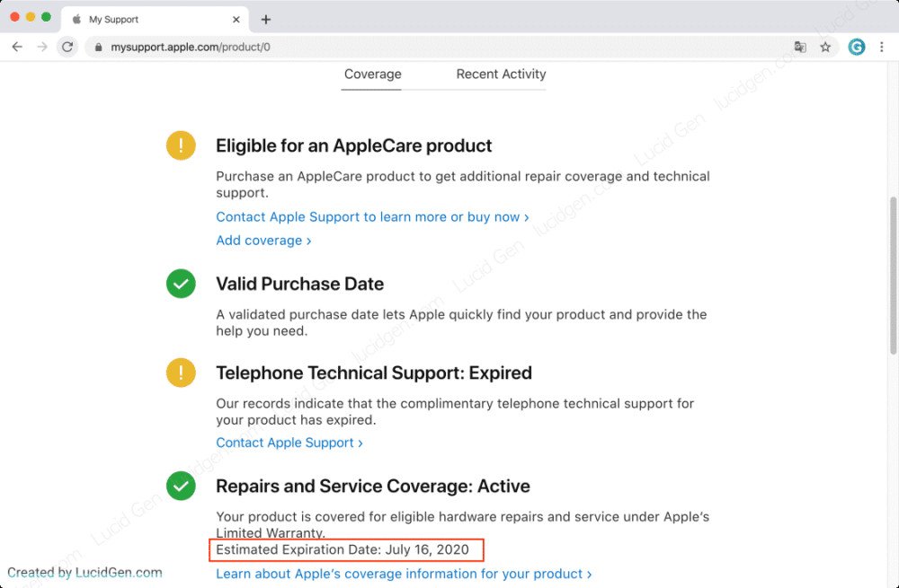 Kiểm tra thời hạn bảo hành MacBook thông qua tài khoản Apple ID