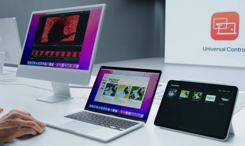 Kiểm tra trước khi trình chiếu MacBook