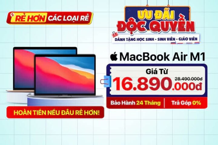 Kiến trúc chip M1 tích hợp RAM và SSD trên MacBook