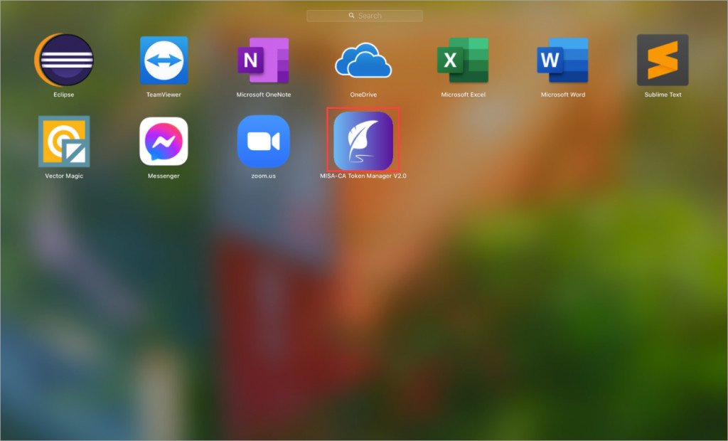 Launchpad - MISA-CA Token Manager V2.0