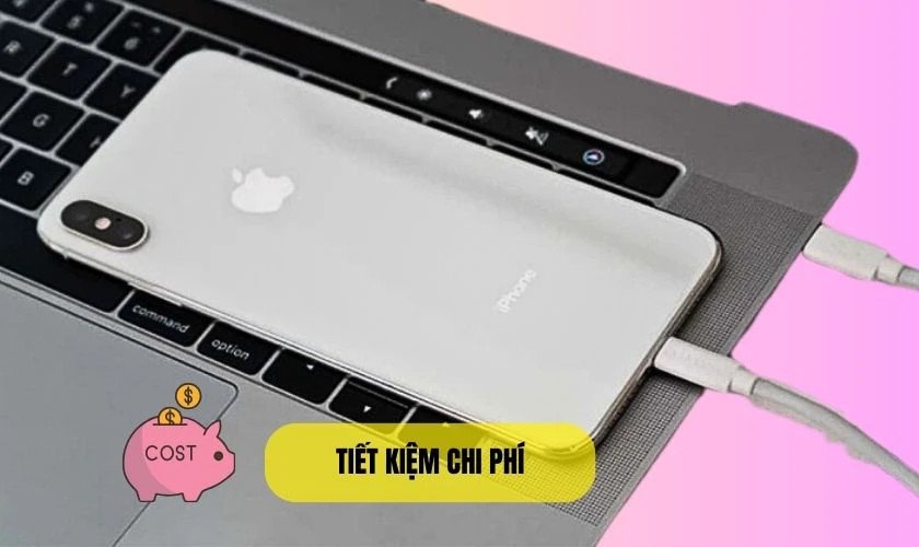 Lợi ích tiết kiệm chi phí khi sạc iPhone bằng sạc MacBook