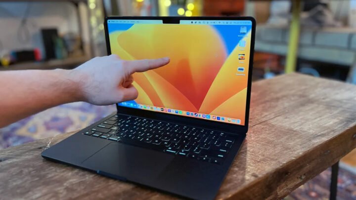 MacBook không có màn hình cảm ứng
