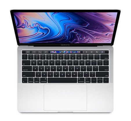 Macbook Pro 2018 13 inch màu bạc tinh tế