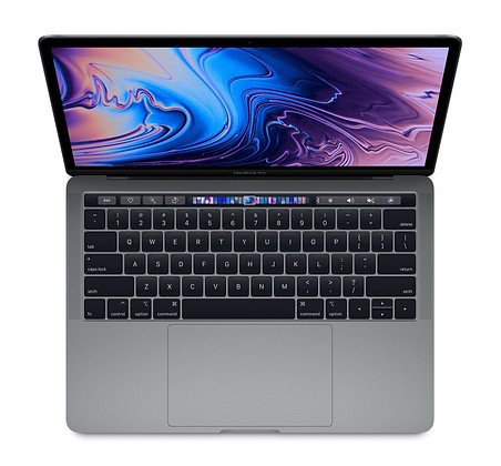 Macbook Pro 2018 13 inch màu xám không gian sang trọng