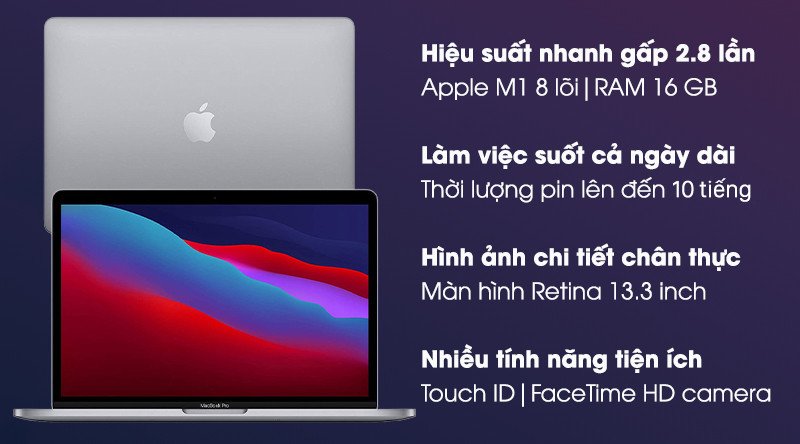 MacBook Pro với màu sắc sang trọng, thời lượng pin được cải thiện