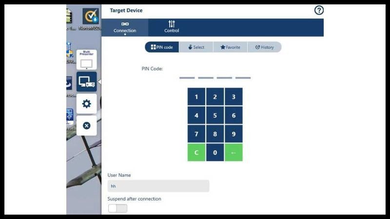 Màn hình khi Multipresenter được khởi động