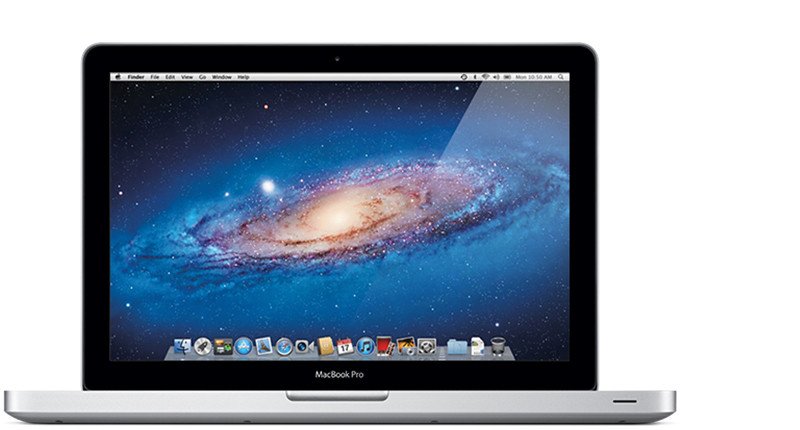 Mặt trước của MacBook Pro 13 inch, phiên bản cuối năm 2011. Hình ảnh trực quan này là một công cụ hữu ích khi bạn cần kiểm tra số serial MacBook Pro.