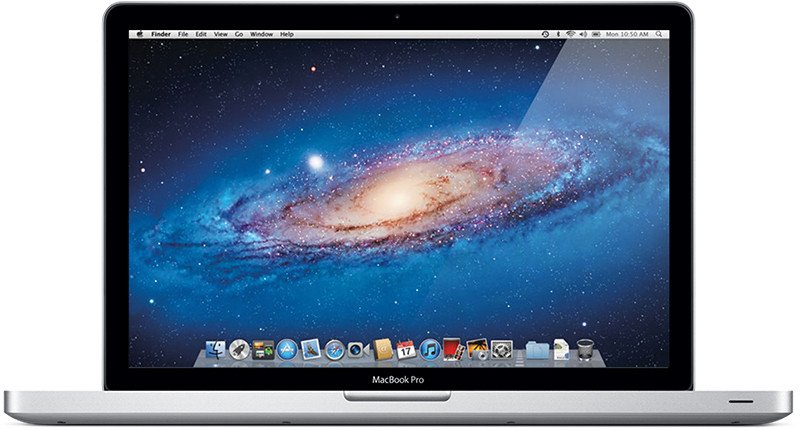 Mặt trước của MacBook Pro 15 inch, ra mắt vào cuối năm 2011. Hình ảnh này giúp người dùng nhận diện phiên bản máy khi muốn kiểm tra số serial MacBook Pro.