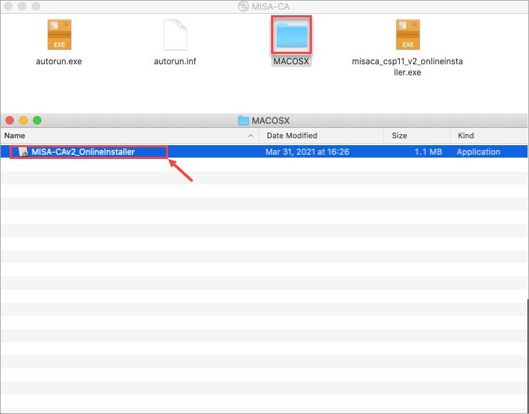 MISA-CAv2_OnlineInstall file