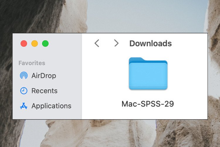 Mở thư mục cài đặt SPSS và định vị tệp .pkg