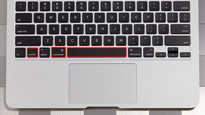 Nhấn tổ hợp phím Command + Control + Space để mở bảng emoji trên MacBook