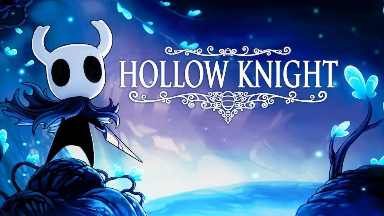 Nhân vật hiệp sĩ trong Hollow Knight, một trò chơi phiêu lưu hành động 2D, thể hiện sự dễ thương và dũng cảm.