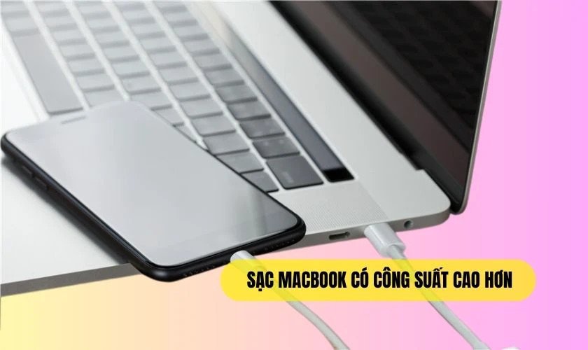 Nhược điểm sạc MacBook có công suất cao cho iPhone