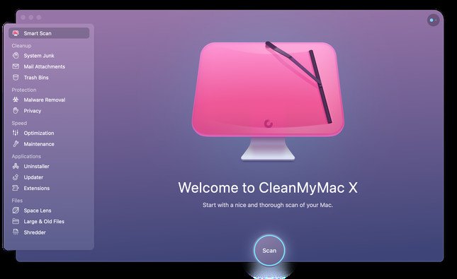 Sử dụng CleanMyMac để xoá thư mục rác và tối ưu hoá MacBook