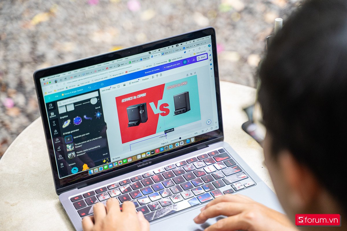Sử dụng MacBook Air M1 thoải mái không lo nóng