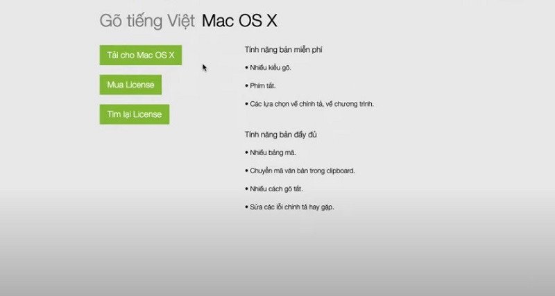 Tải phần mềm GoTiengViet cho MacBook để giải quyết lỗi không gõ được tiếng Việt trên Google Docs