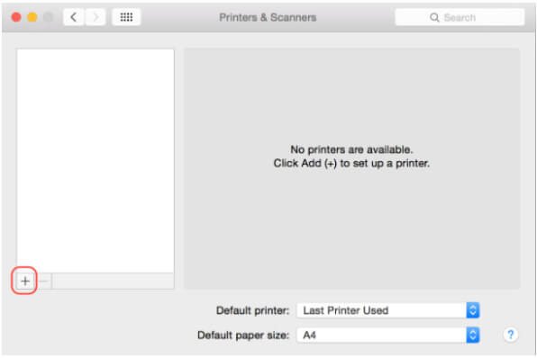 Thêm máy in Canon LBP6030w vào Macbook