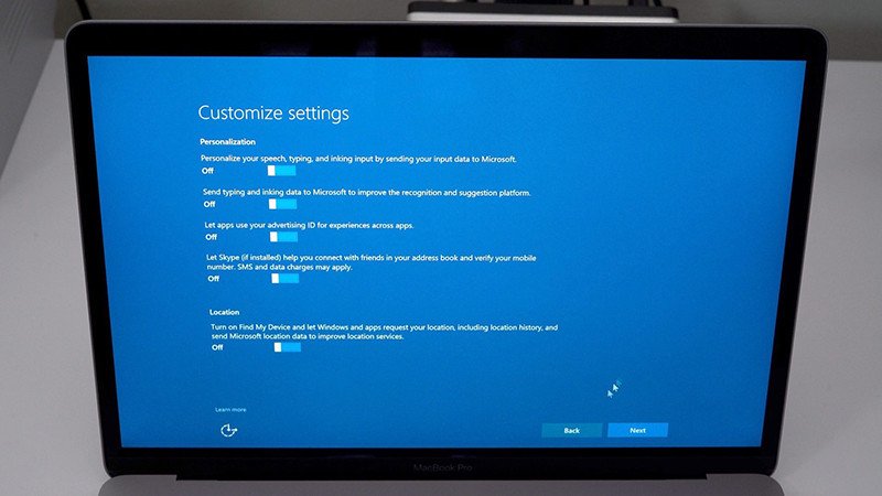Thực hiện các bước thiết lập cơ bản khi cài Windows 11