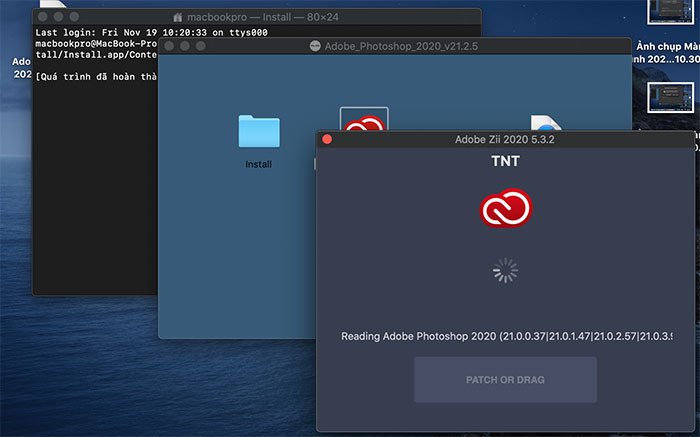 Thực hiện crack để sử dụng phần mềm Photoshop cho MacBook miễn phí