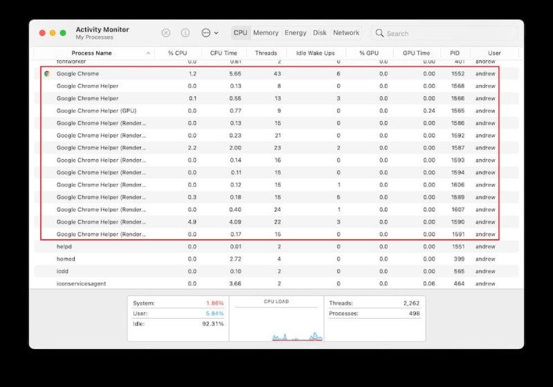 Tìm và xóa các tệp Google Chrome trong thư mục Library