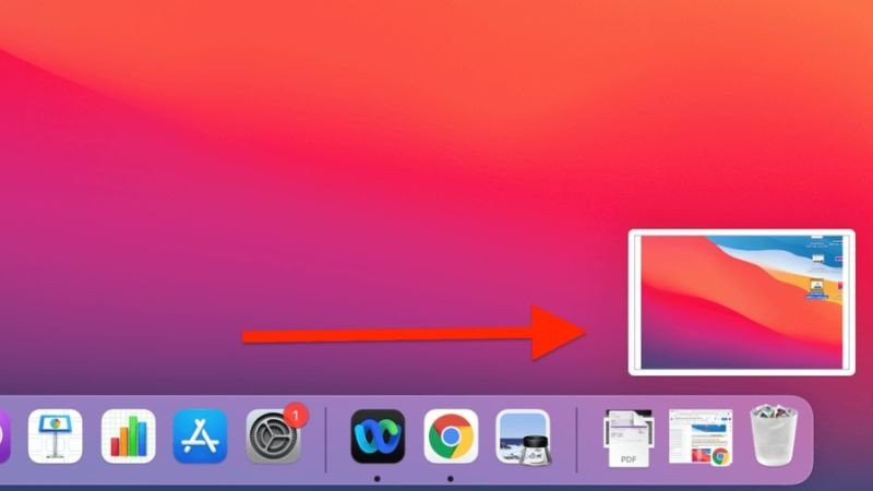 Video ghi màn hình Macbook sau khi hoàn tất sẽ hiển thị trên desktop