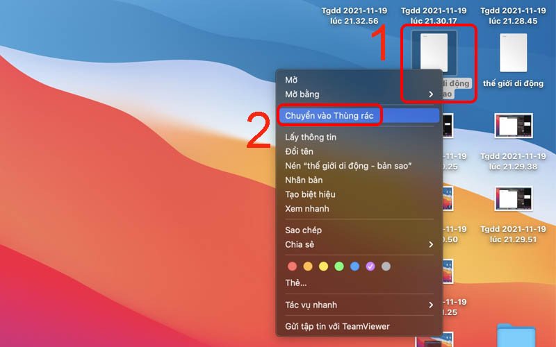 Xóa file không cần thiết khỏi MacBook để giải phóng không gian
